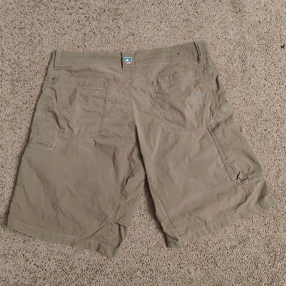 KUHL Renegade Short Men 36 Khaki Outdoor Hiking Quick Dry‎ Stretch - Picture 8 of 16